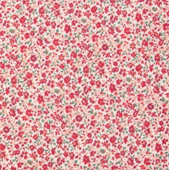 Simple Dawn Dress Maroon Calico - Picture 5 of 5